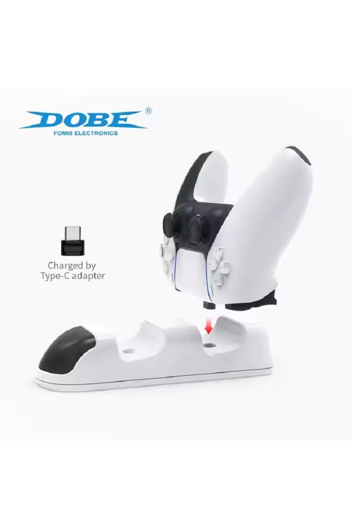 Dobe-Fast Charging Station for PS5 Controllers – Dual Dock with LED Indicator 2