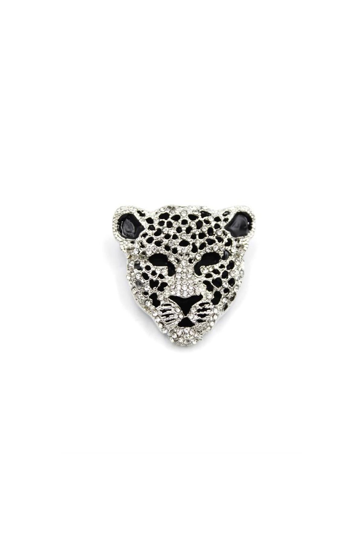maarketim Leopar Broş - Gümüş