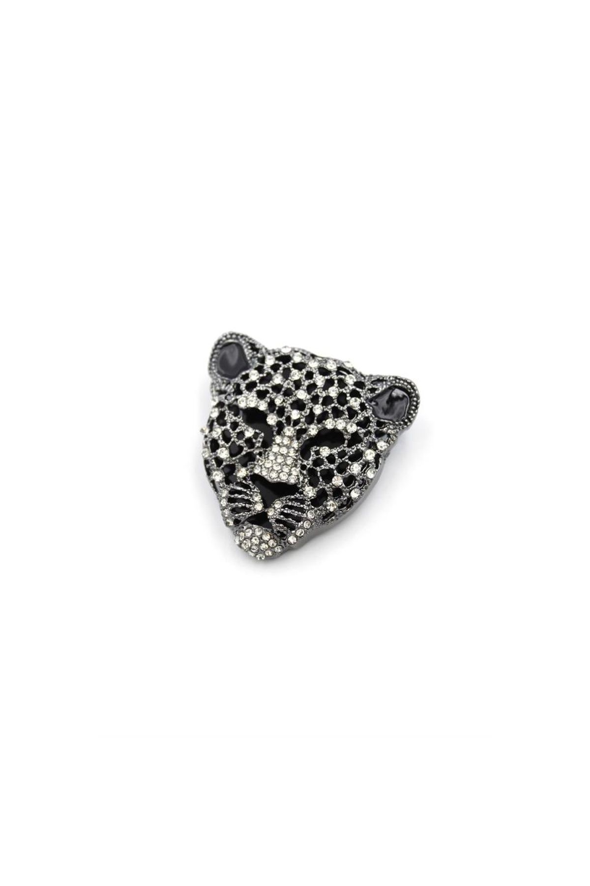 maarketim Leopar Broş - Siyah