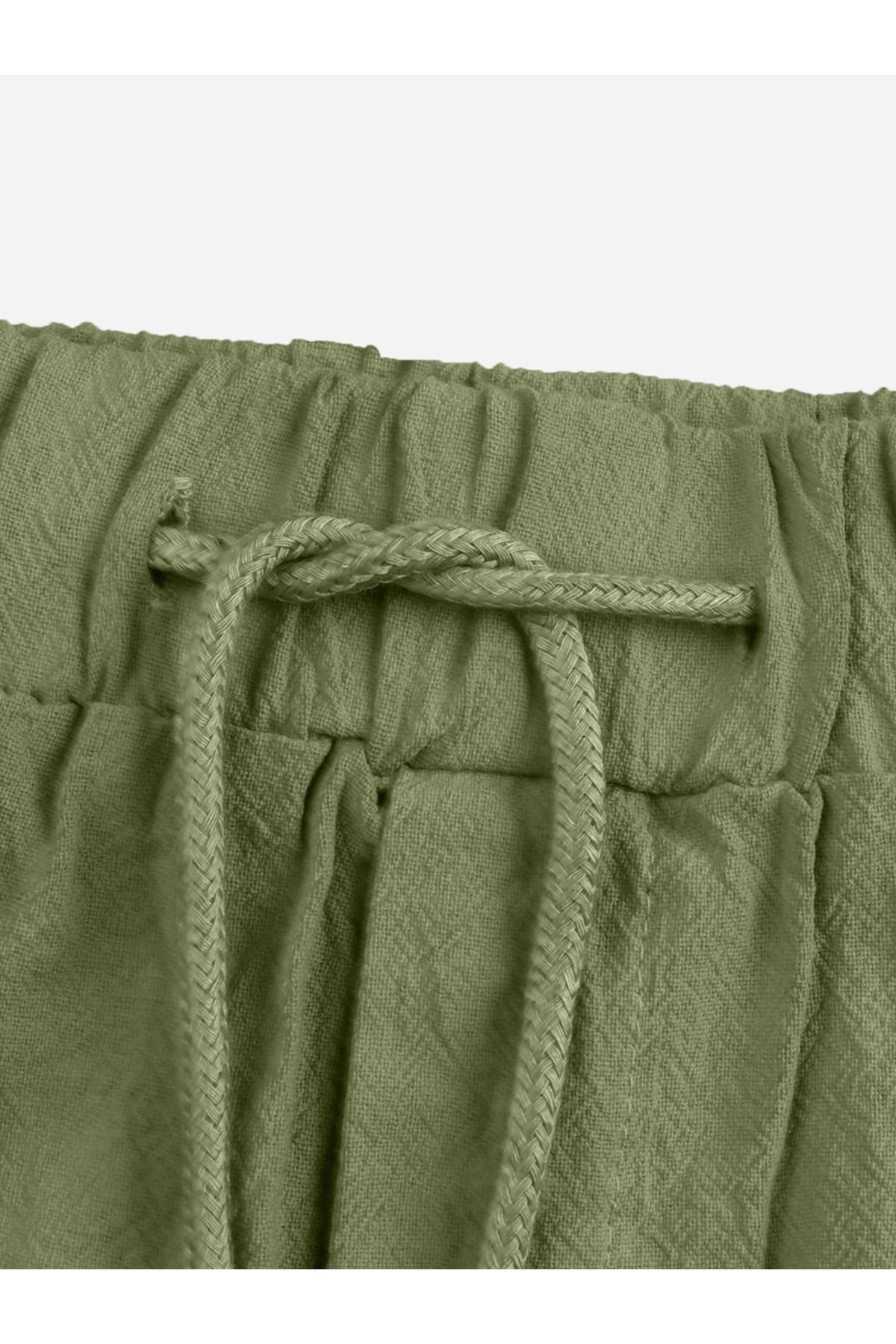 Take Two By Styli-Solid Bermuda Shorts with Drawstring 3