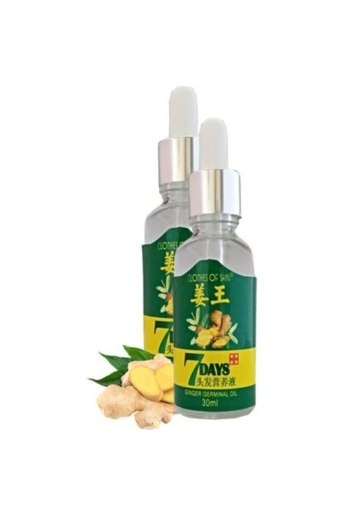 Vemora 7days 7 Days 30ML Gingergerminalessentialoil Hair Growth Loss Treatment Serum Unisex 2 Adet Saç Bak