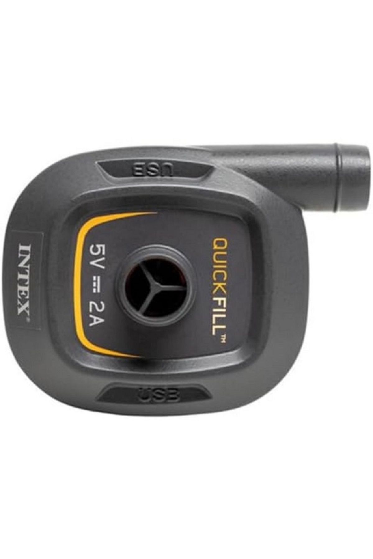 Intex-Lightweight and Portable Mini Quickfill USB Air Pump Black and Orange 4
