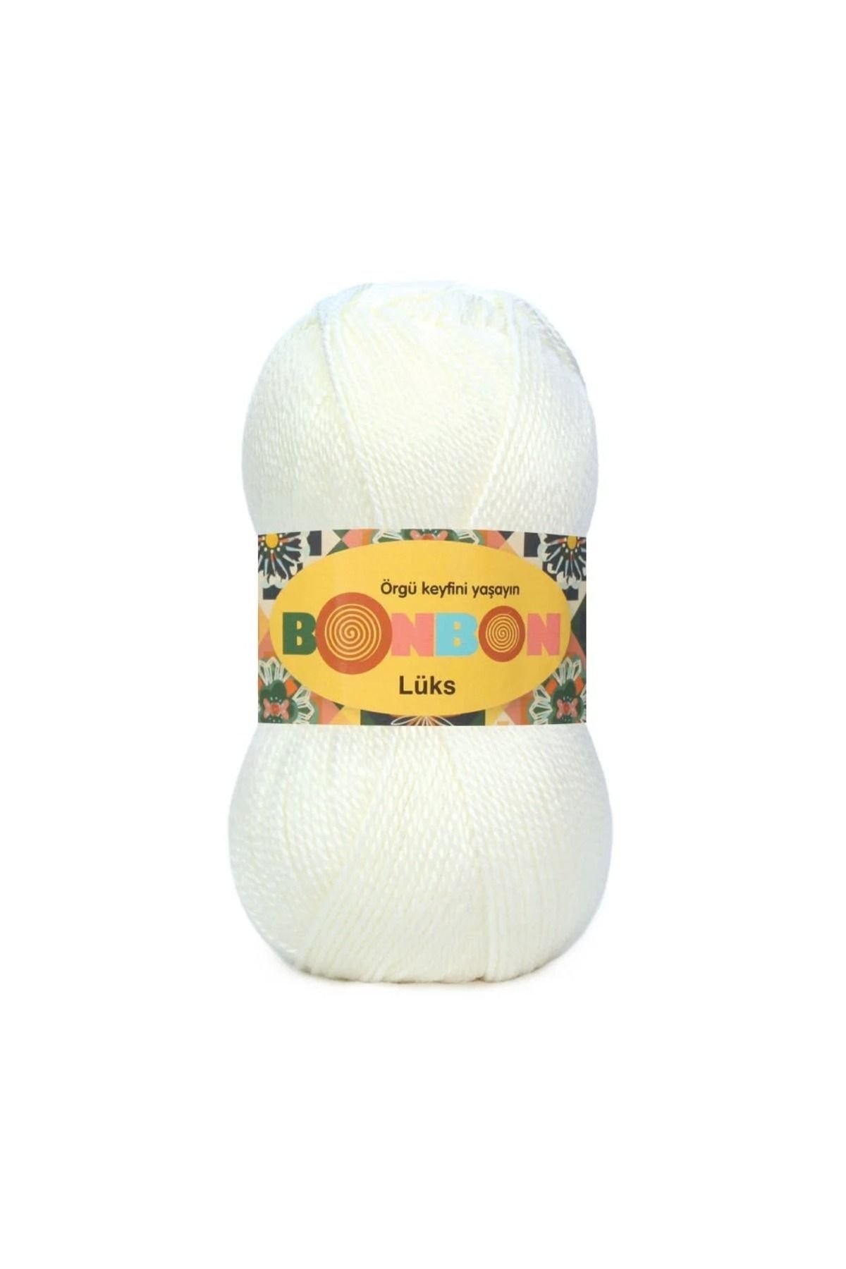 NAKO Bonbon Lüks 98594 İnci Krem (5 Adet) Örgü İpi