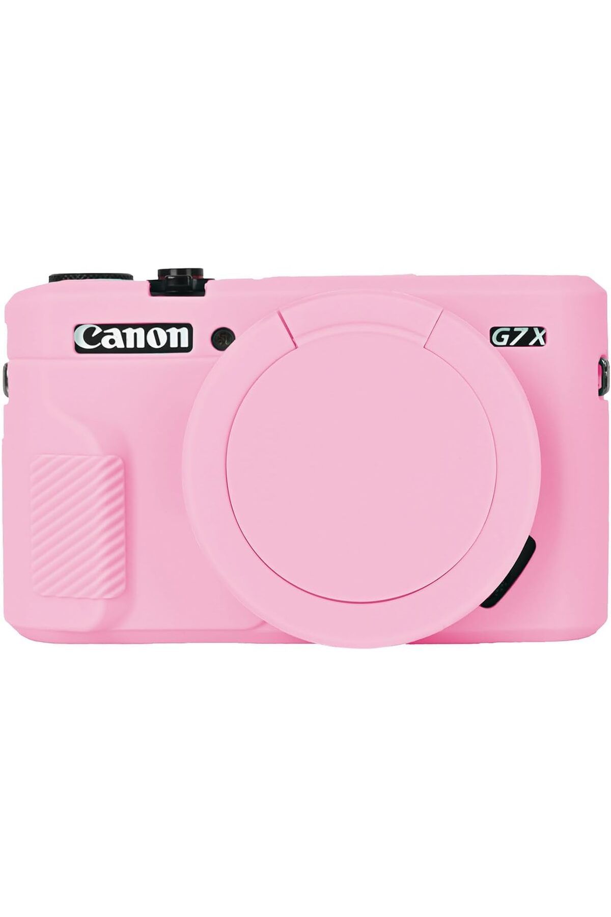 Canon Powershot G7X Mark II Uyumlu Silikon Kılıf, Yumuşak Koruyucu Kauçuk Kamera Kapağı