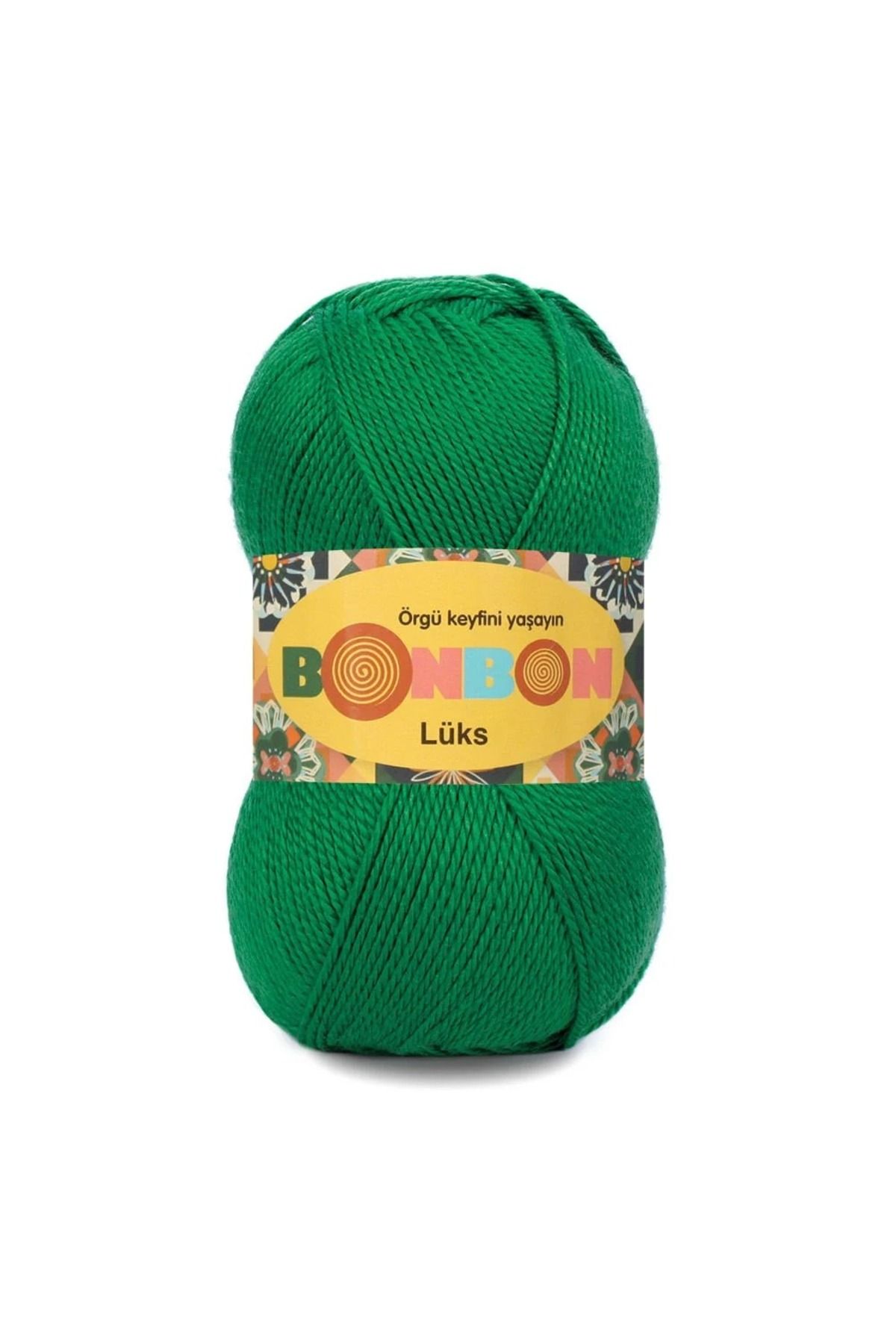 NAKO Bonbon Lüks 98596 Koyu Yeşil (5 Adet) Örgü İpi