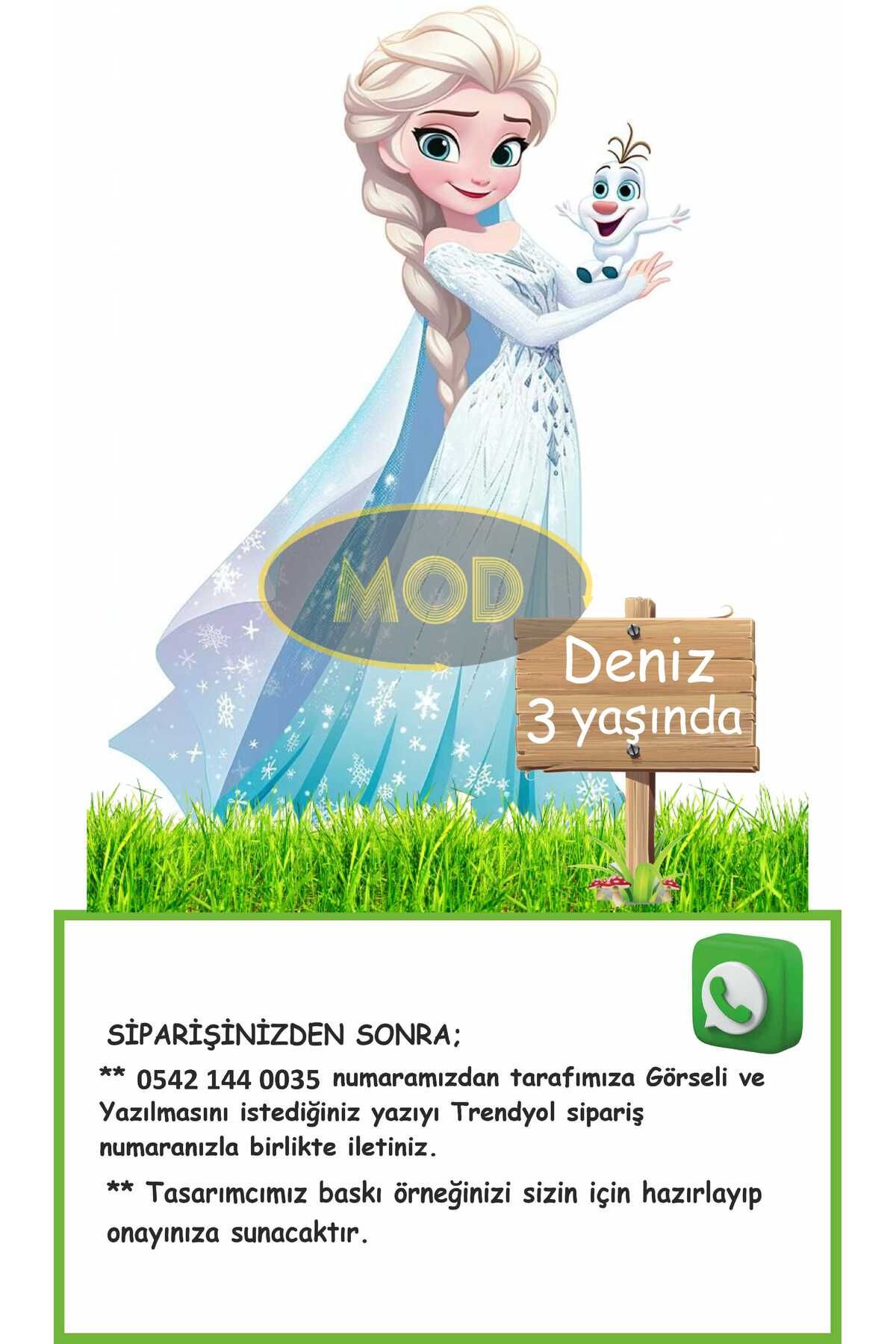 MOD DOĞUM GÜNÜ 3 BOYUTLU AYAKLI MAKET PANO 50X70 CM