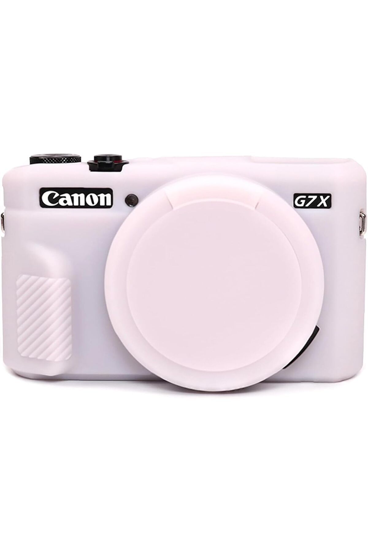 Canon Powershot G7X Mark II Uyumlu Silikon Kılıf, Yumuşak Koruyucu Kauçuk Kamera Kapağı