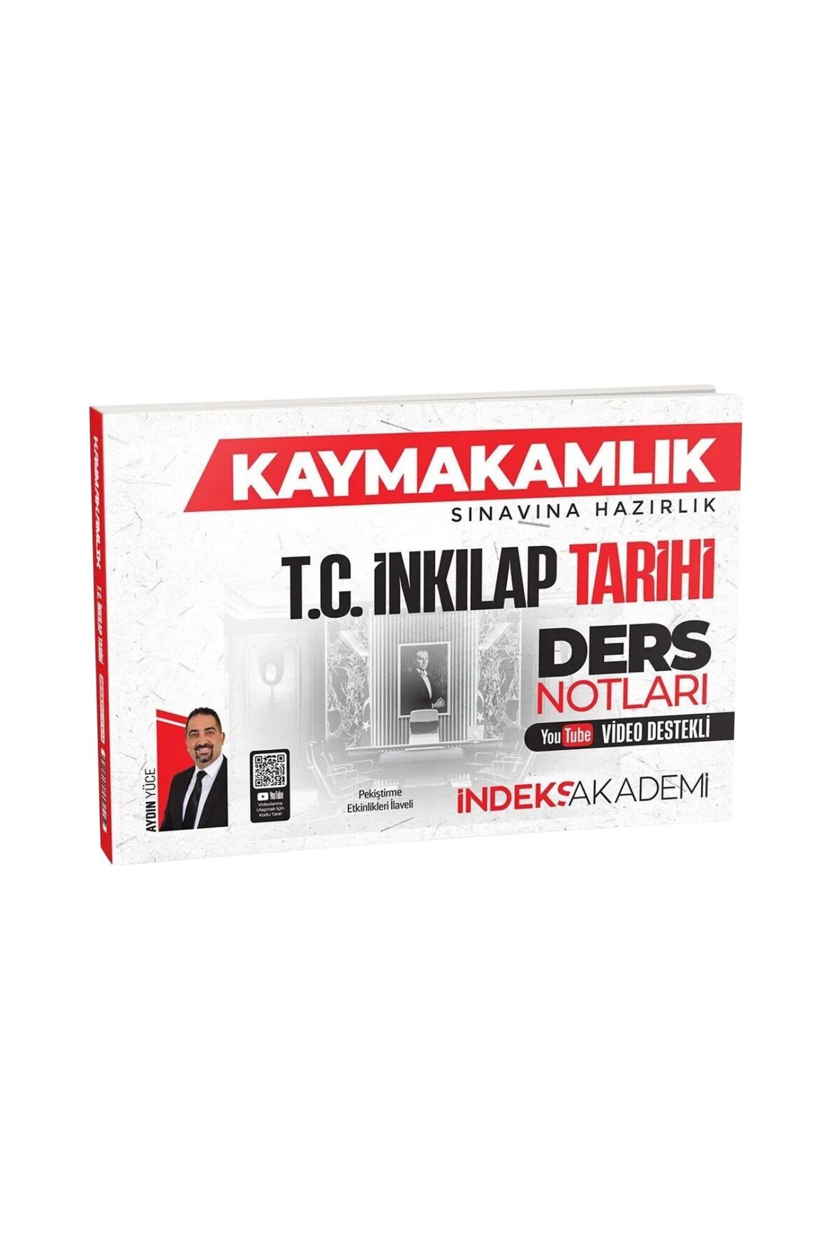 İndeks Akademi Kaymakamlık Sınavına Hazırlık TC İnkılap Tarihi Video Destekli Video Ders Notları-Aydın Yüce-YENİ