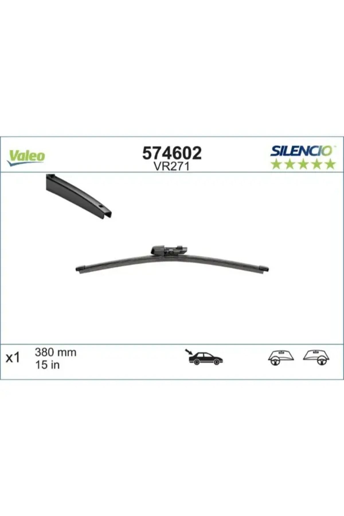 VALEO SILECEK SUPURGESI 380MM ARKA CAM SEAT IBIZA LEON TIGUAN