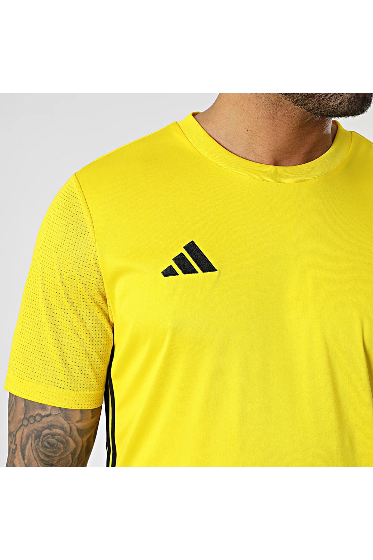 adidas-Ανδρικό μπλουζάκι προπόνησης κατάλληλο για καθημερινή χρήση και αθλητικό άνετο απλό μπλουζάκι 4