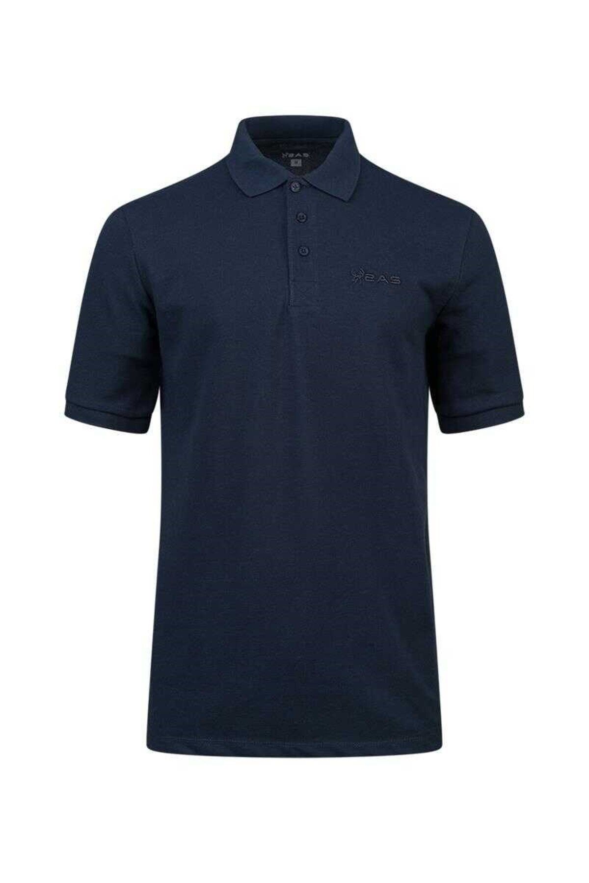 2AS-Ανδρικό μπλουζάκι με γιακά πόλο Andy Navy Blue 2asandytfbm25-0335 1