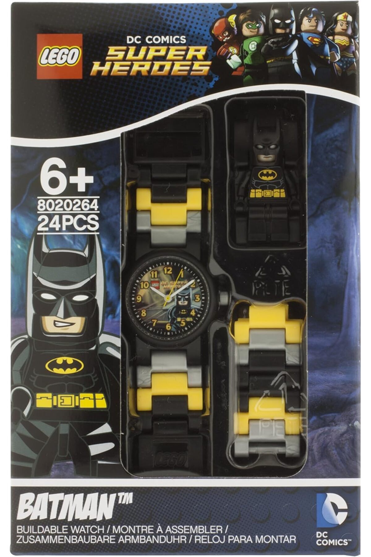 LEGO-DC Comics Super Heroes Batman Kids Minifigure Link Buildable Watch 7