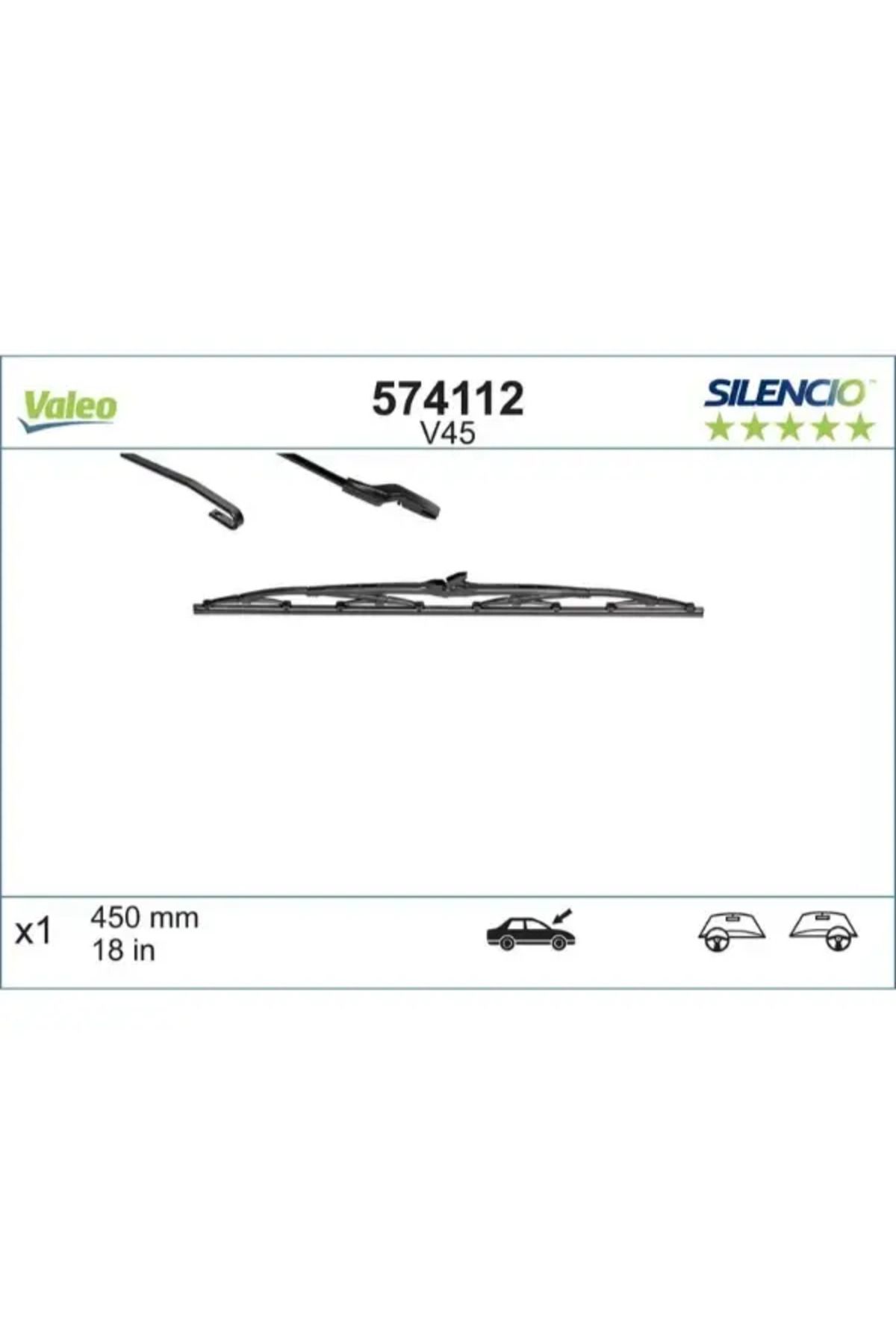 VALEO SILECEK SUPURGESI 450mm P106 P205 SAXO POLO III (YT)