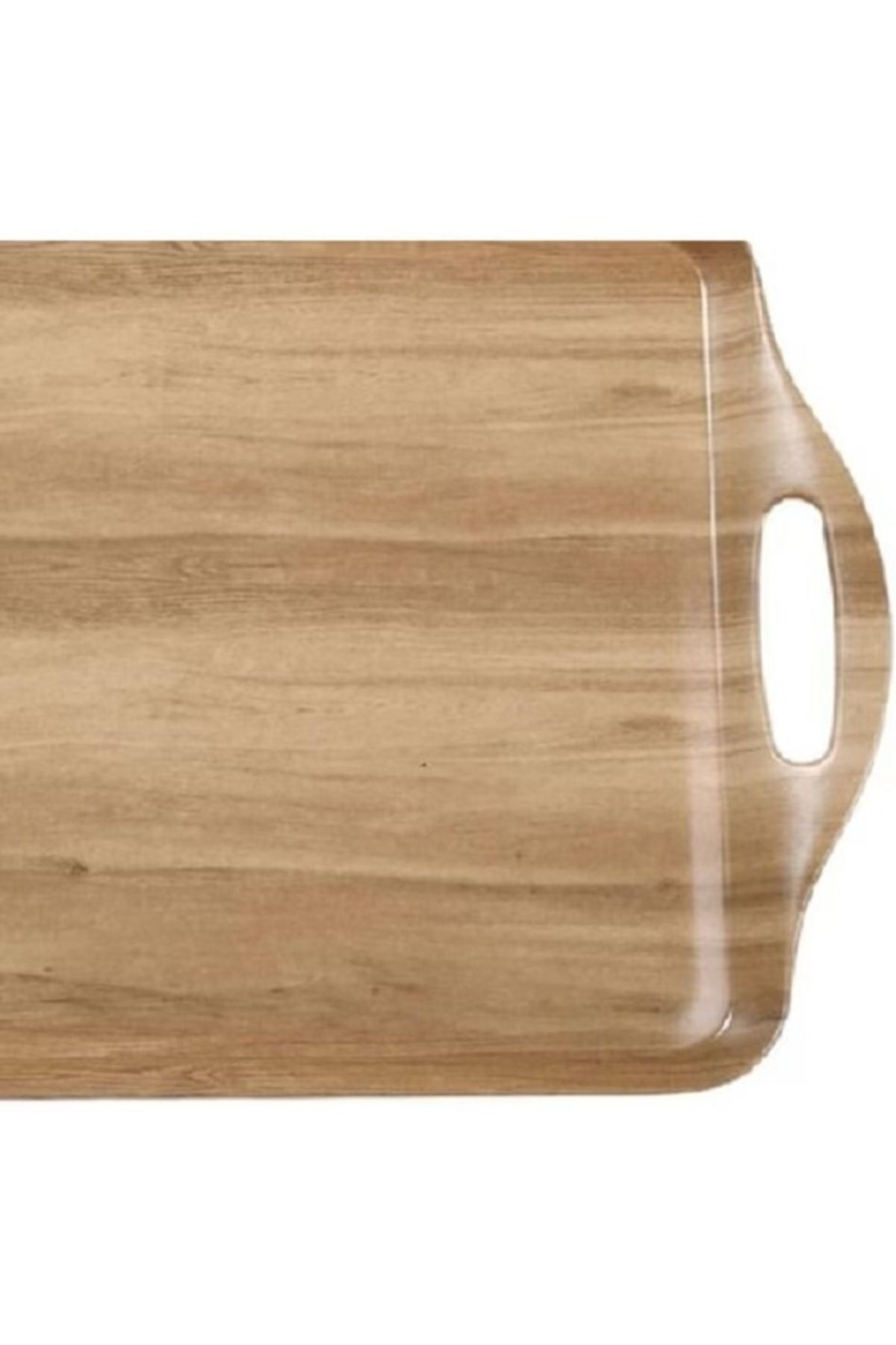 Felli-Modern and Elegant Design Melamine Rectangular Serving Tray with Handle 2