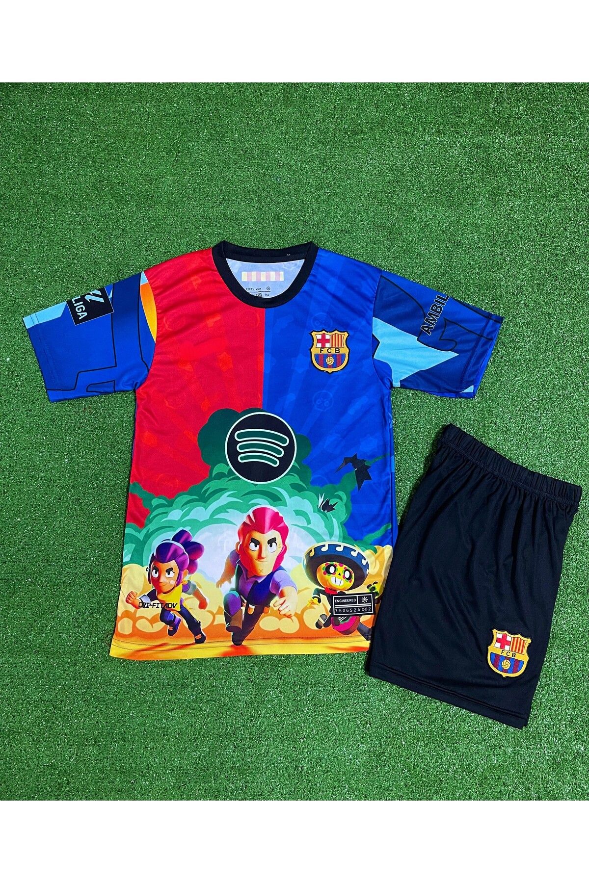 BARBITOS Barcelona Lamine Yamal Özel Konsept Çocuk Forması (Brawl Stars)