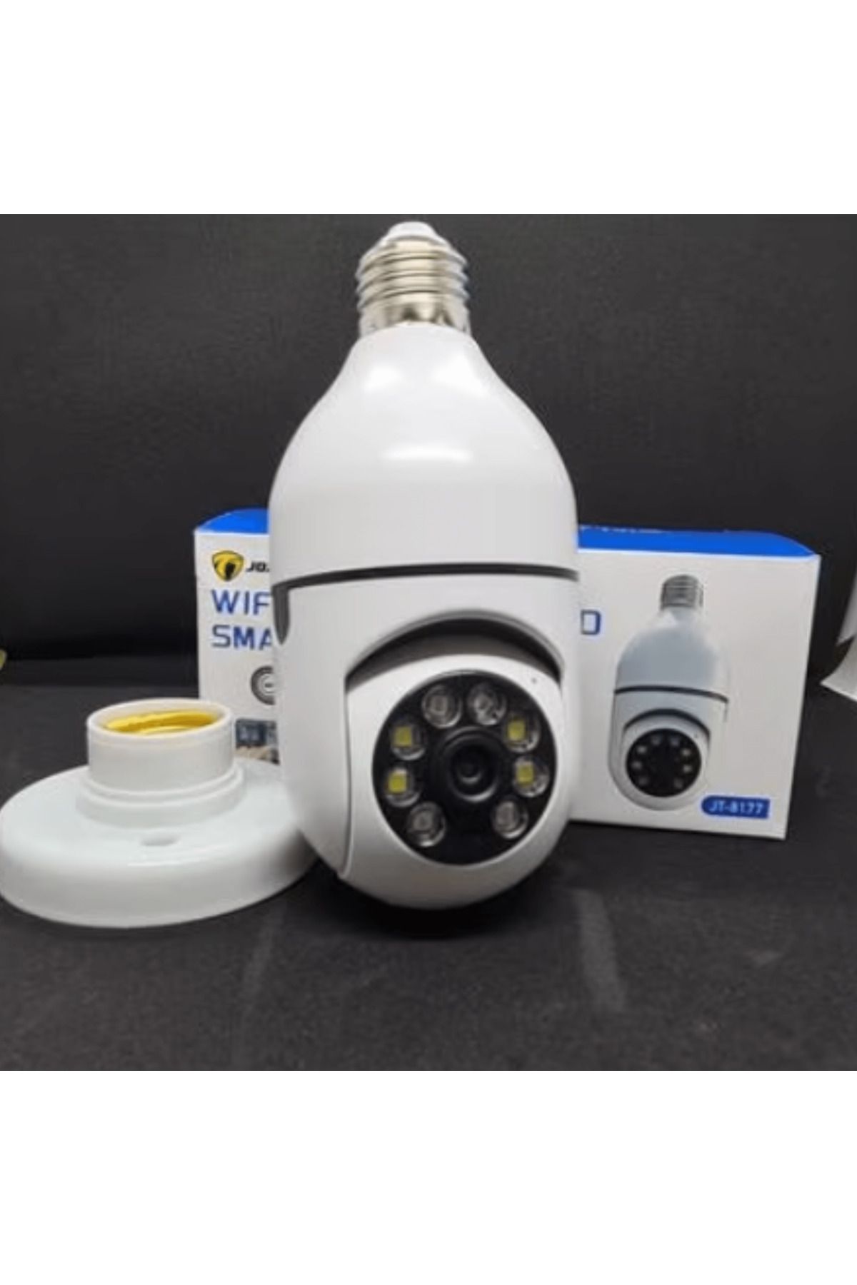 COBI SMART®-Set 3 camere de supraveghere IP Jortan, Wi-Fi, HD, Smart-Bulb, Senzor de Miscare, include 3 x 32 GB 5