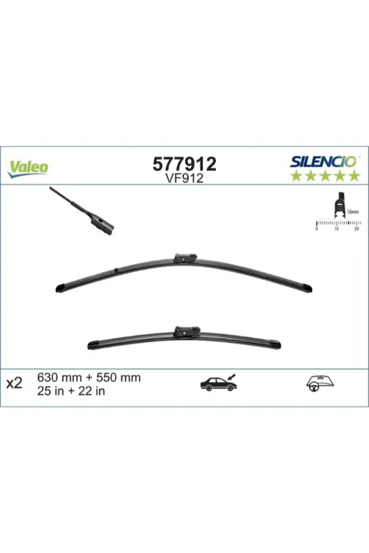 VALEO SILECEK SUPURGESI (630 / 550 MM) TIGUAN 16