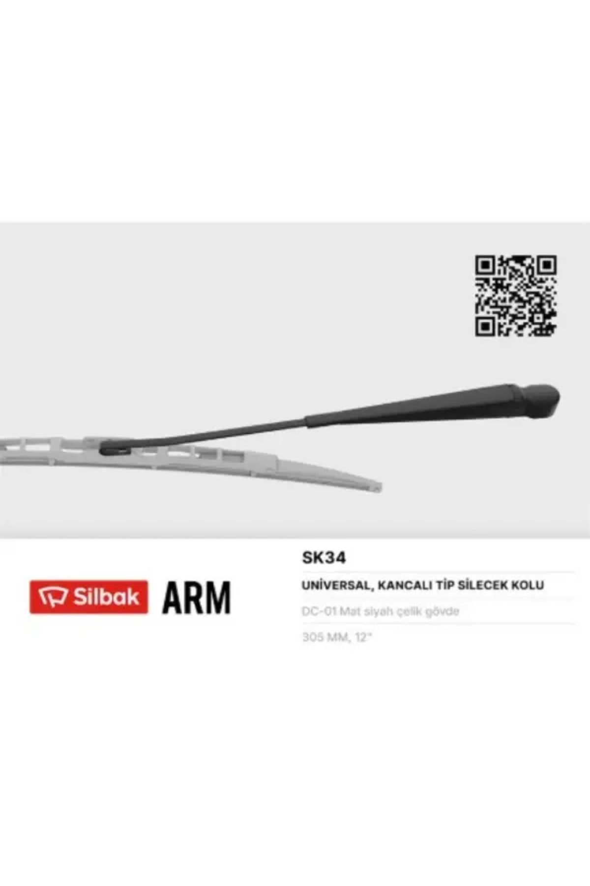 Silbak SILECEK KOLU 330MM LAND ROVER 110 OTOKAR MONT ON KOL EM (2 ADET)