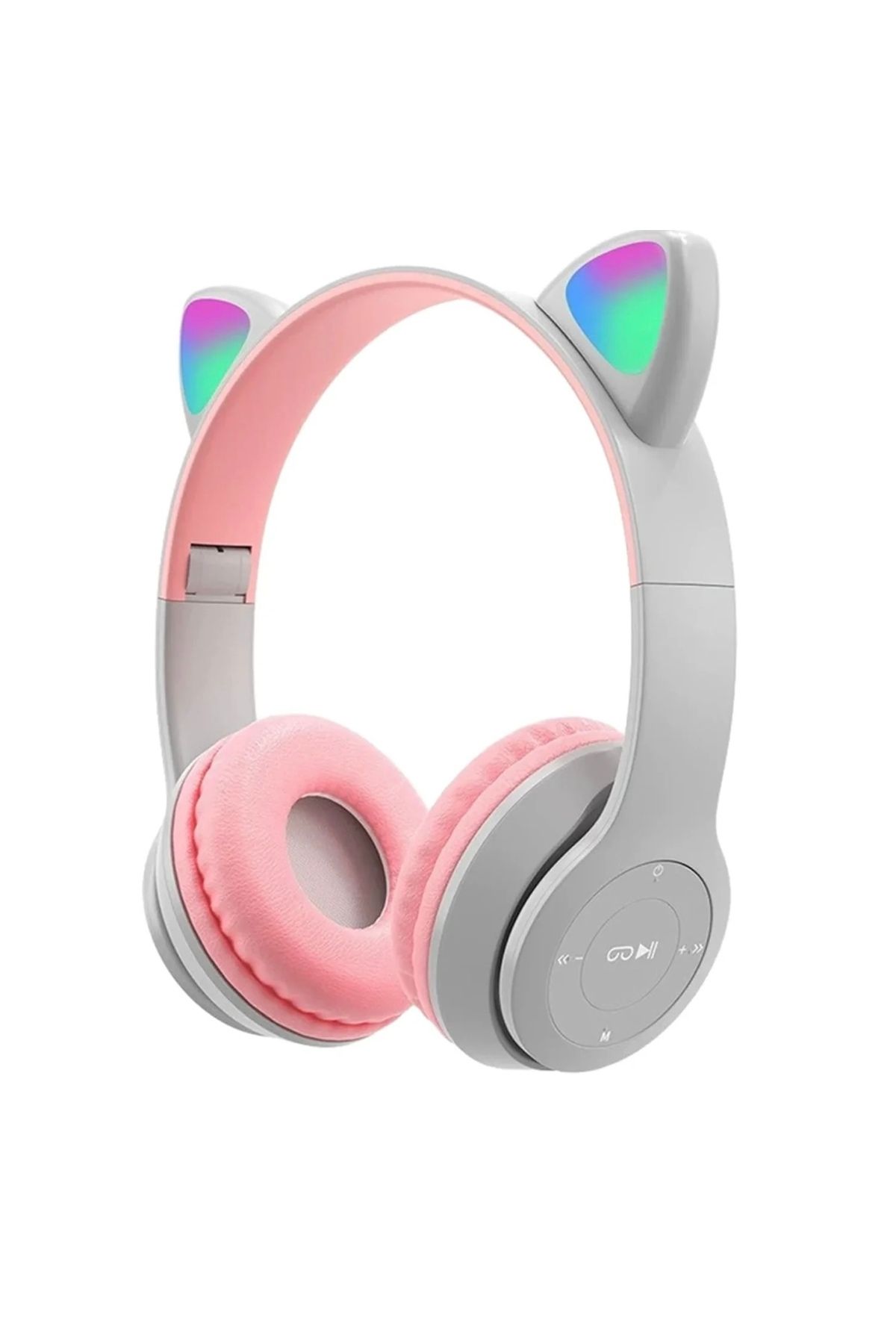SBZR Katlanabilir Kedicik Kablosuz Kulak Üstü Bluetooth Kulaklık SD Kart Destekli