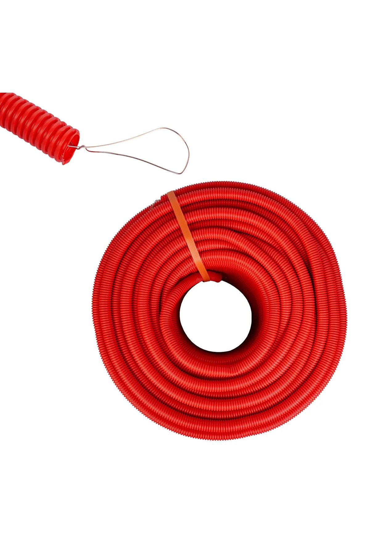 COBI SMART®-Flexible copex tube, diameter 14 mm, 100 m, fireproof, orange, with pull cord, polyethylene 6
