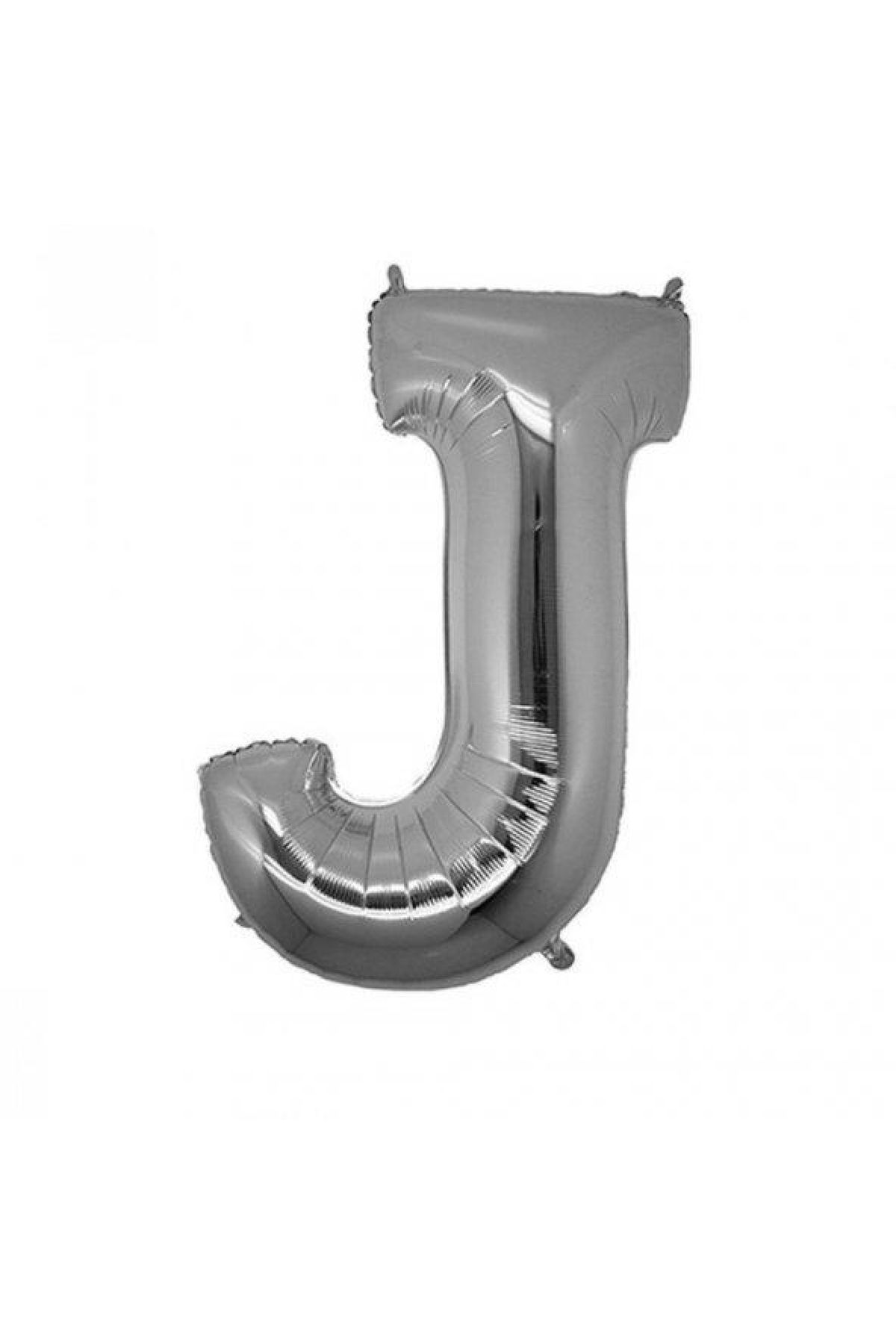 PARTİMİO PARTİ MALZEMELERİ Harf Folyo Balon Gümüş Renk 16'' (36cm)