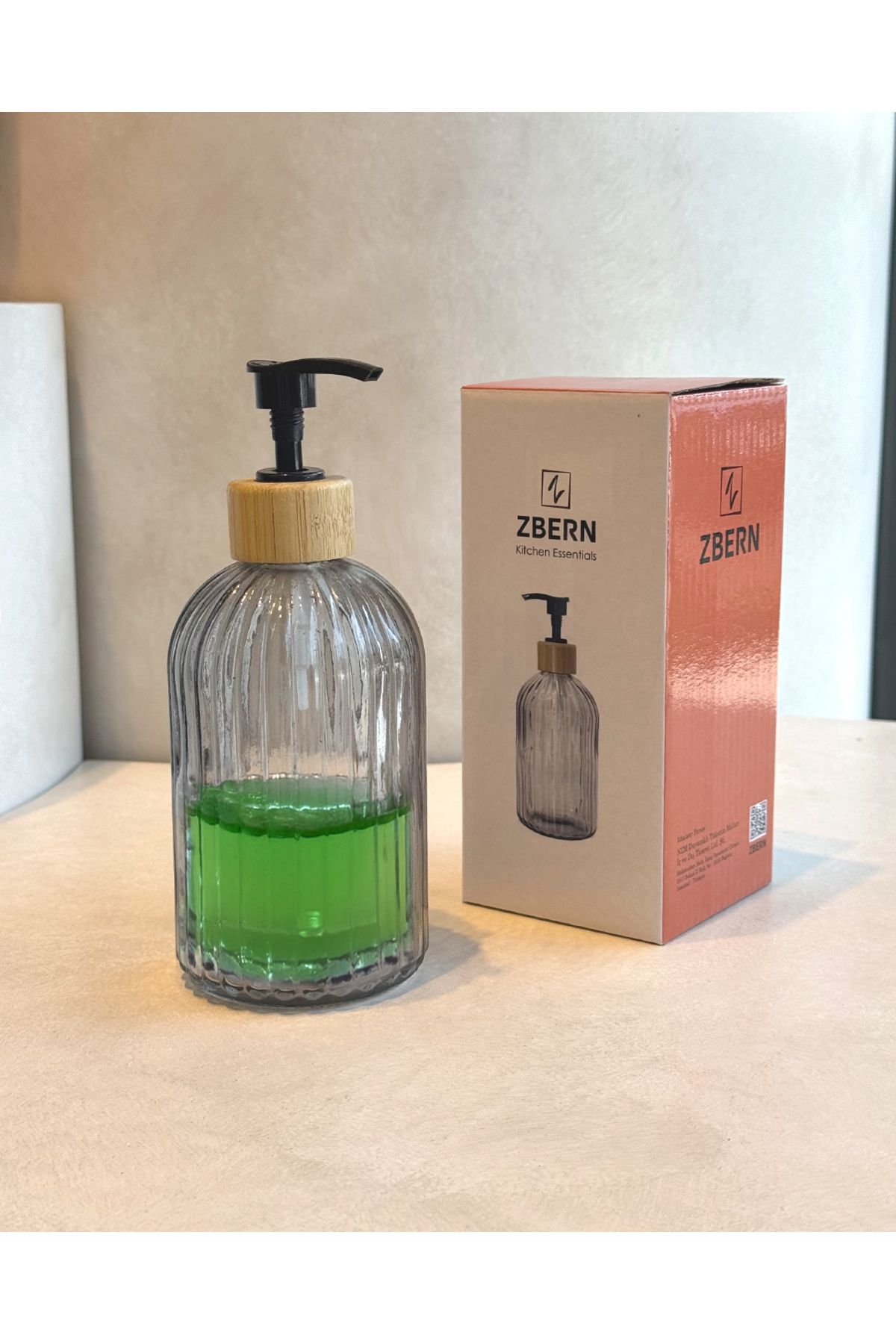 ZBERN MUTFAK BANYO CAM SIVI SABUNLUK