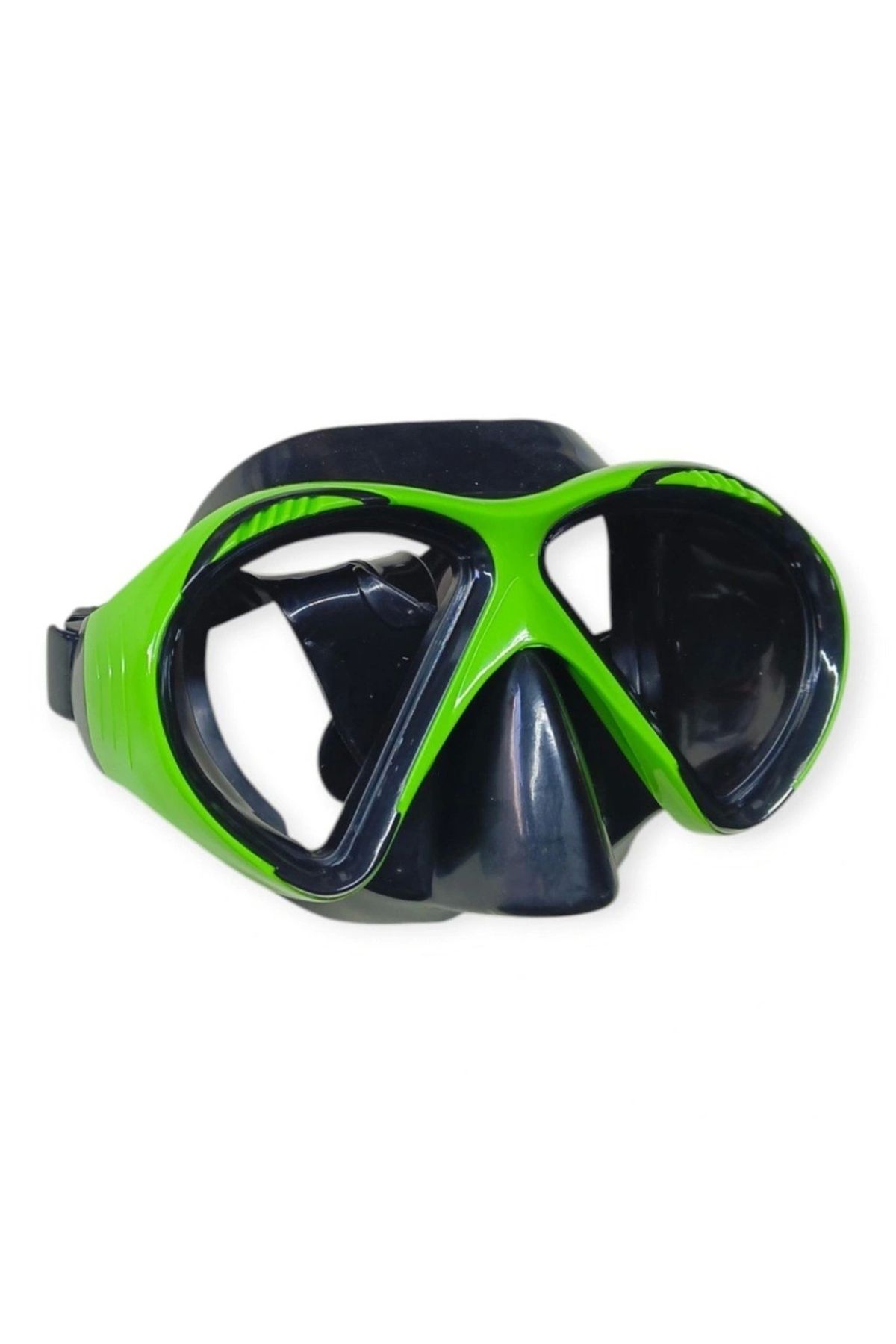 Tolzan Star Diving Temper Camlı Dalış Maskesi Yetişkin - 51706-YEŞİL