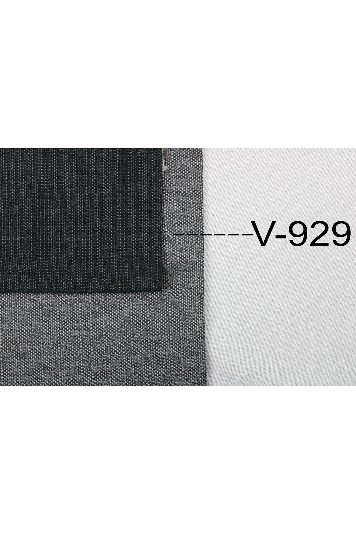 MebelPort Curtain Keten Fonluk Rüstik Ve Kornişe Uygun Düz Dikim