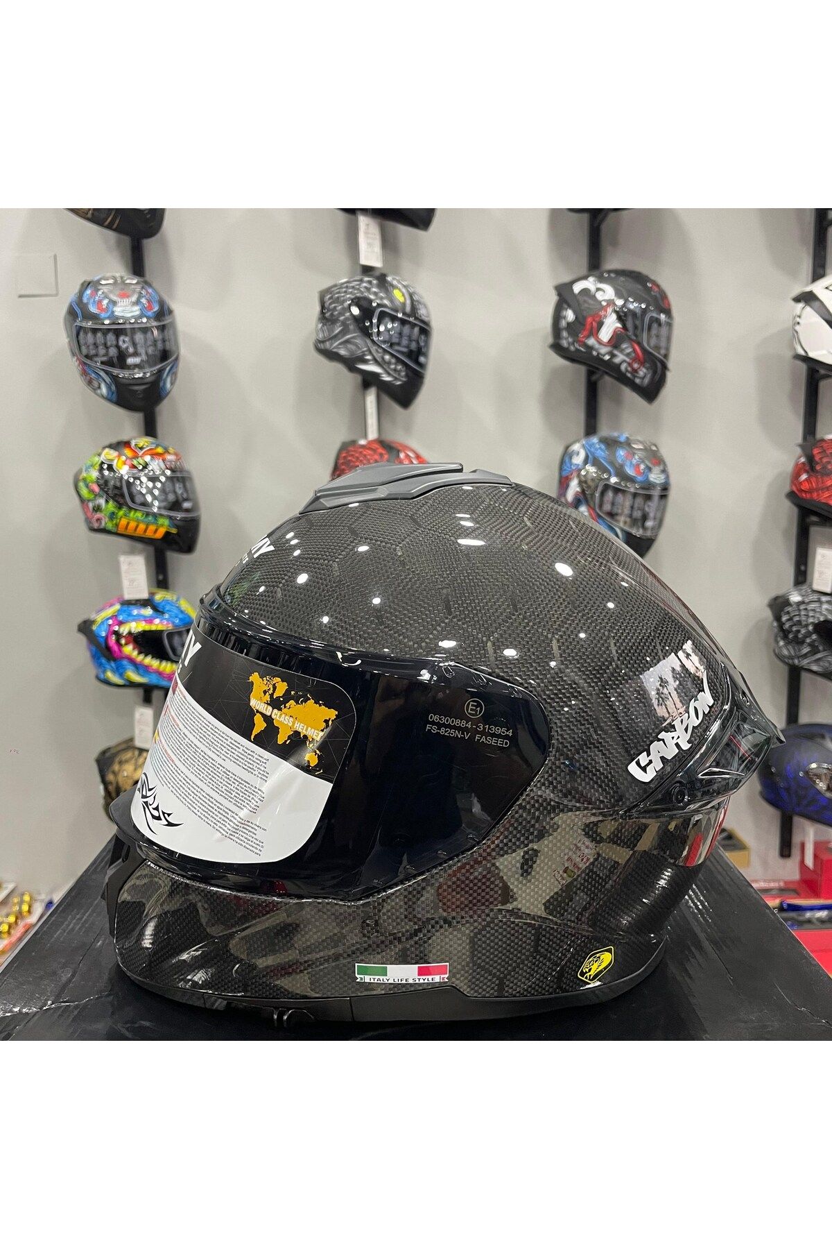 Sway SW 861 CARBON SNAKE Gloss Full Face