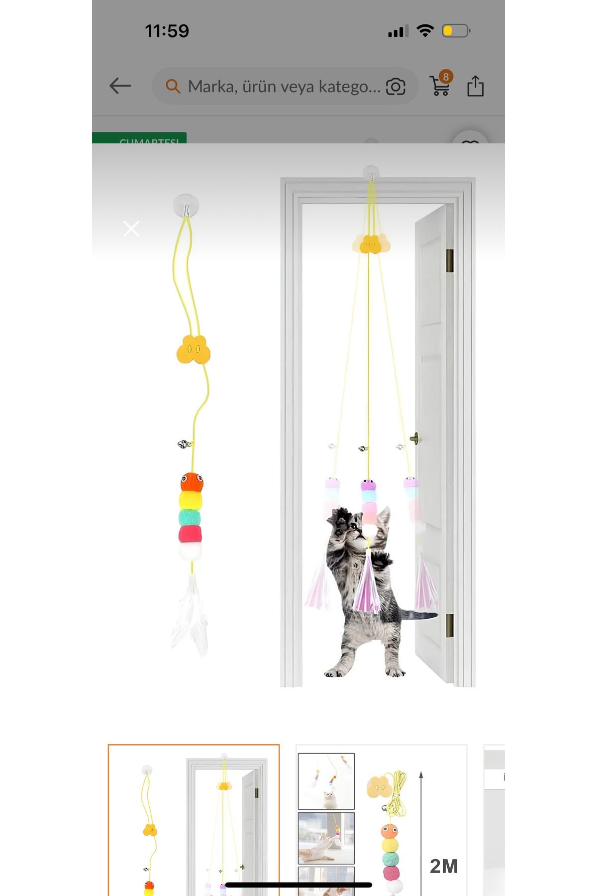 PetCore Kedi Oyuncağı Yapışkanlı Çıngıraklı