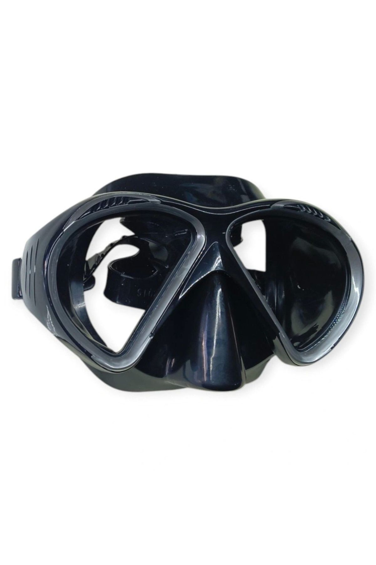 Tolzan Star Diving Temper Camlı Dalış Maskesi Yetişkin - 51706-SİYAH