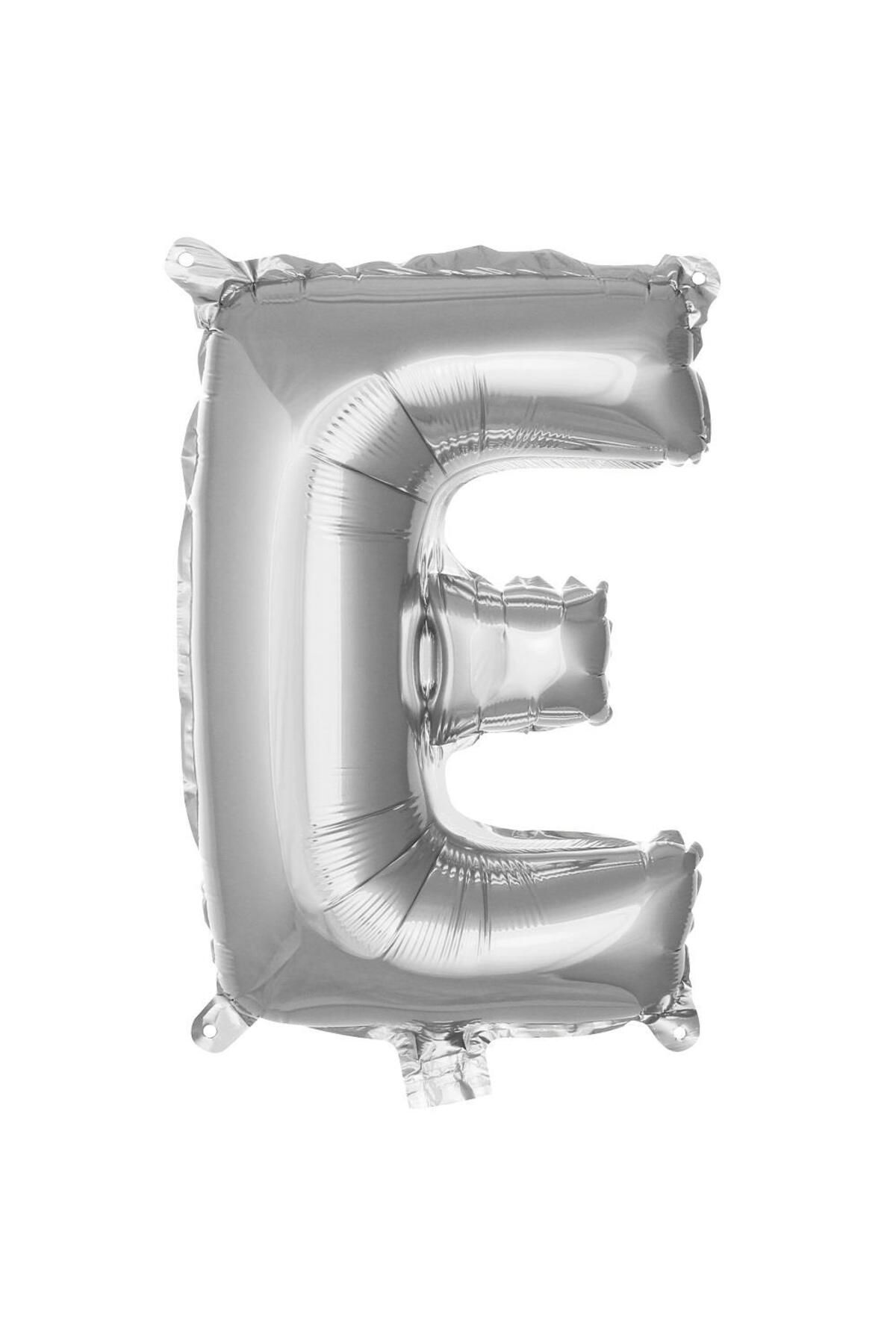 PARTİMİO PARTİ MALZEMELERİ Harf Folyo Balon Gümüş Renk 16'' (36cm)
