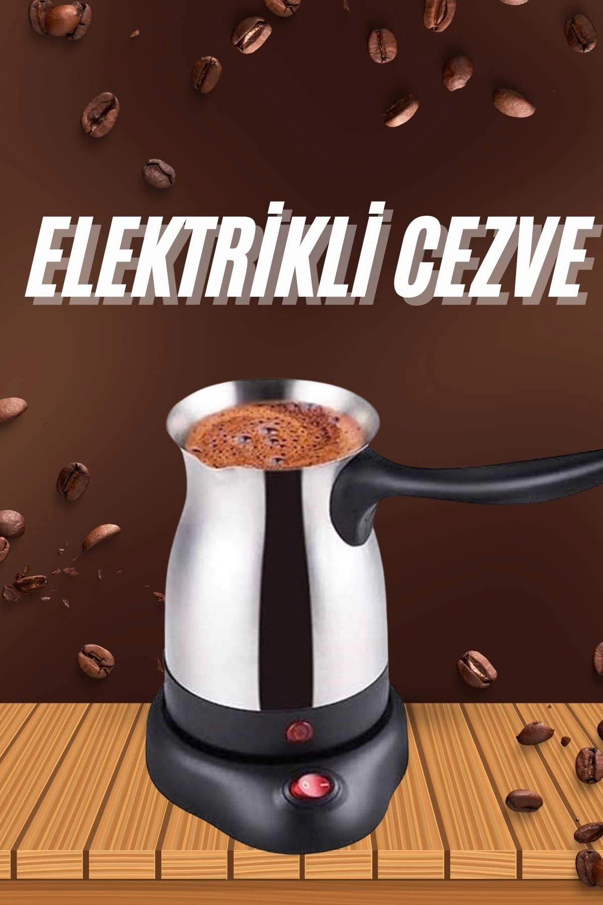 Modafiks Elektrikli Türk Kahvesi Makinesi Elektrikli Cevze Telveli