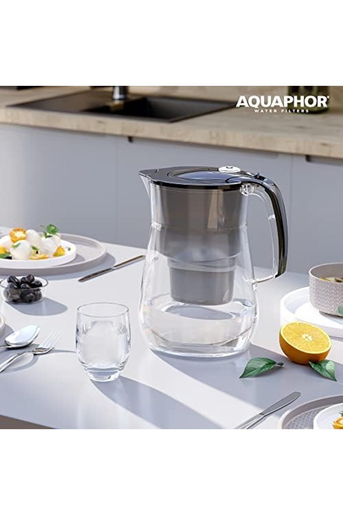 Aquaphor-water filter jug Onyx Black incl. 1 MAXFOR+ filter 3