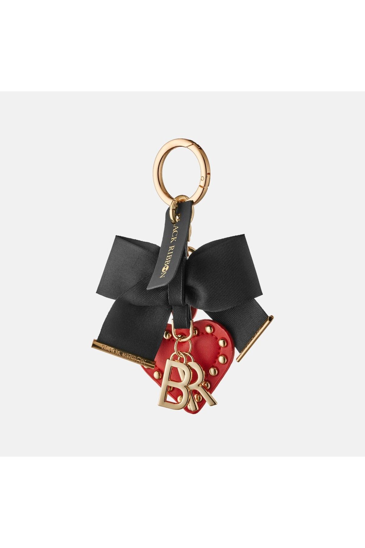 Black Ribbon Siyah Trok Kalpli Charm
