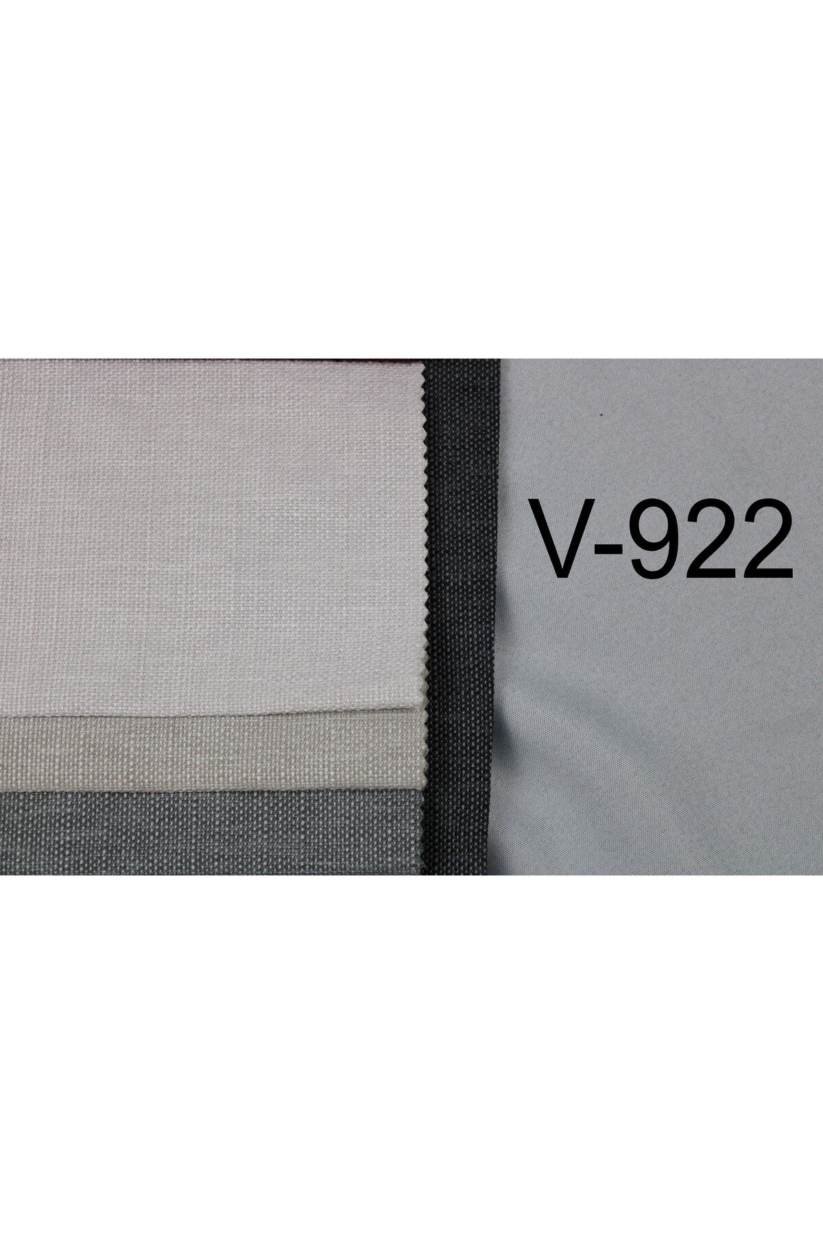 MebelPort Curtain Keten Fonluk Rüstik Ve Kornişe Uygun Düz Dikim