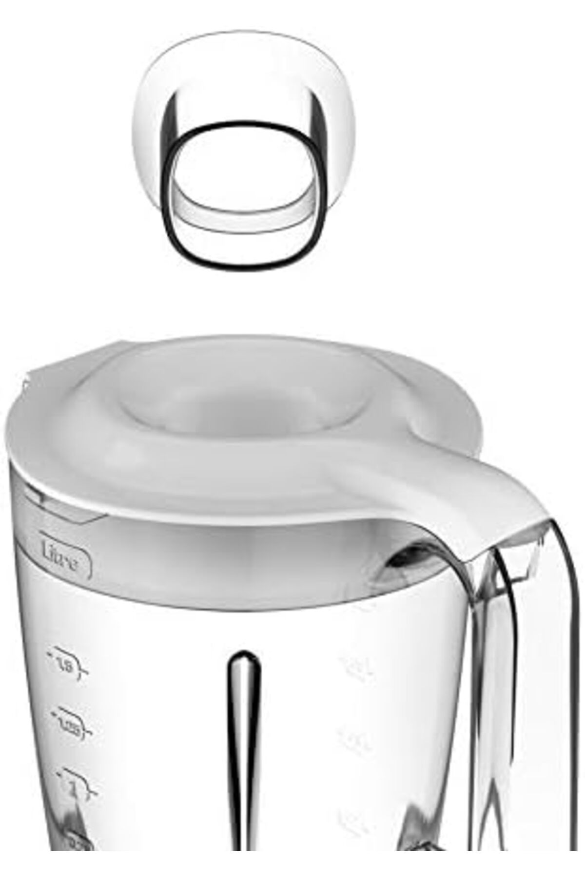 Moulinex-Blender | Super Blender 2 L Blender Smoothie Maker | Mixer |700 W | 2 Attachments | White/B 9