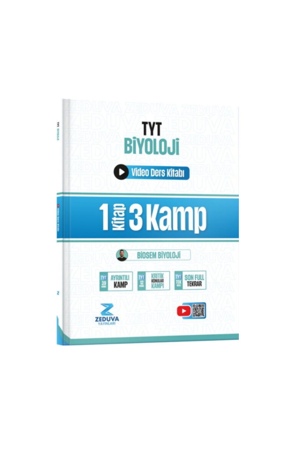 Marsis Yayınları 2026 Zeduva Yayınları Biosem TYT Biyoloji 1 Kitap 3 Kamp Video Ders Kitabı