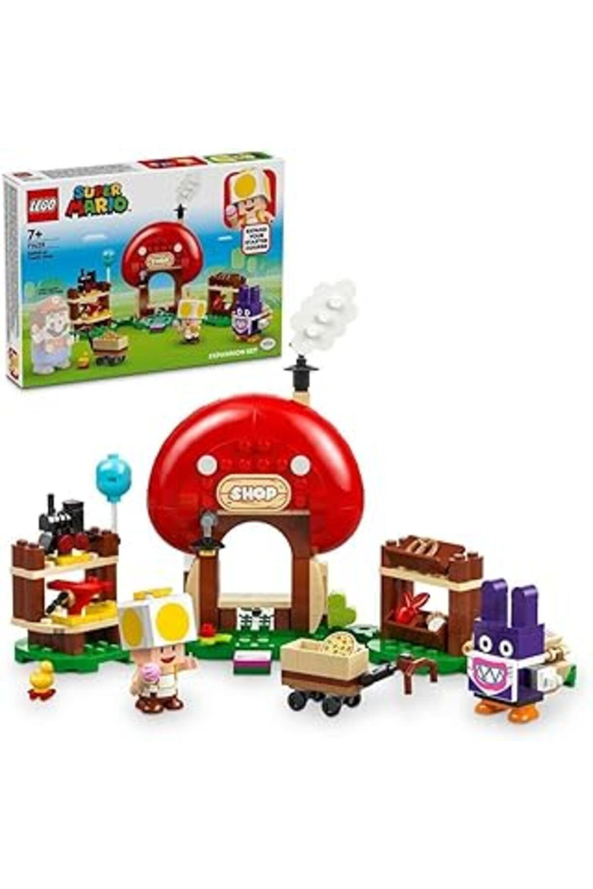 Pazarcan Super Mario Nabbit Toad’Un Dükkanında Ek Macera Seti 71429-8 Yaş Ve Üzeri Super Mario Hayranları İç