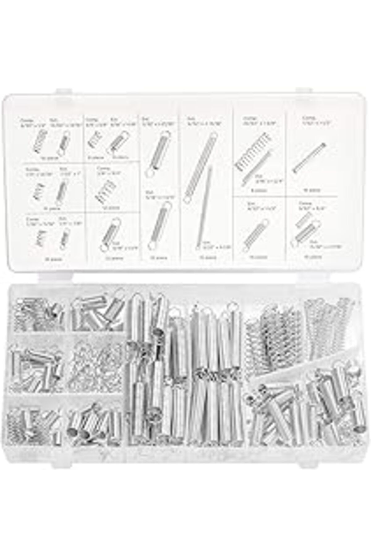 Pazarcan Neiko® 50456 Bir Yay Ürün Yelpazesi Için Kolay Onarım, Galvanizli Çelik | 200 Parça Set
