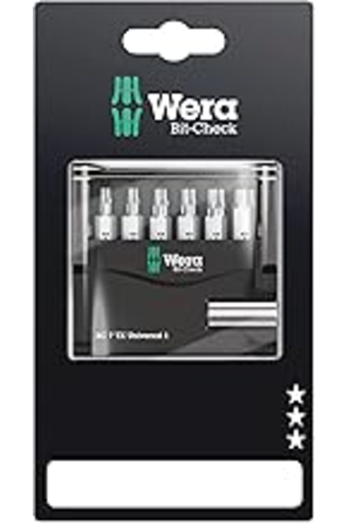 TBSProjects Wera Uç Çeşitleri, Bit-Check 7 Tx Universal 1 Sb, 7 Parça, Wera 05073404001