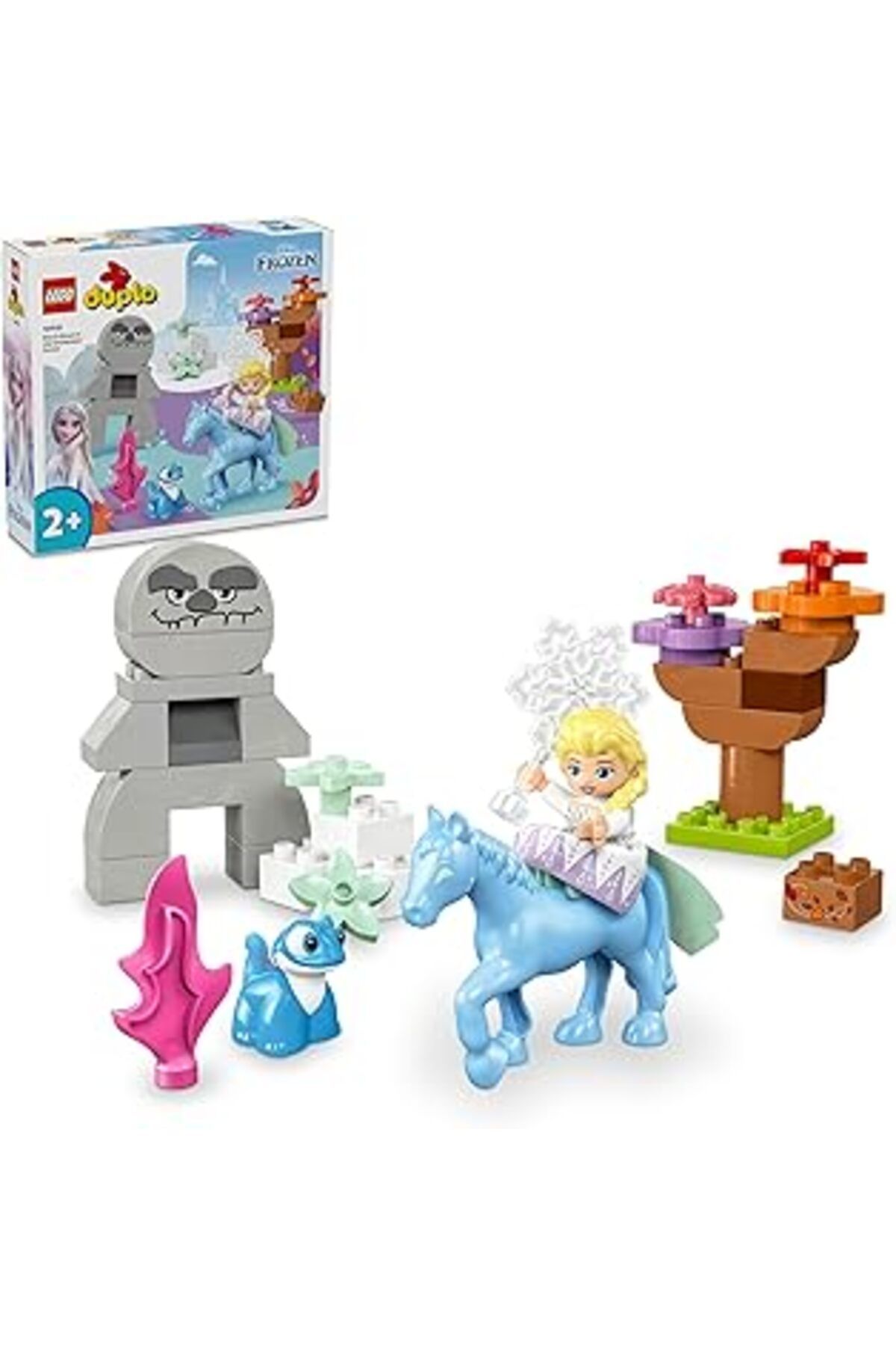Qedii Lego® Duplo │ Disney Elsa Ve Bruni Büyülü Ormanda 10418, 2 Yaş Ve Üzeri Çocuklar Için Elsa Mini Beb