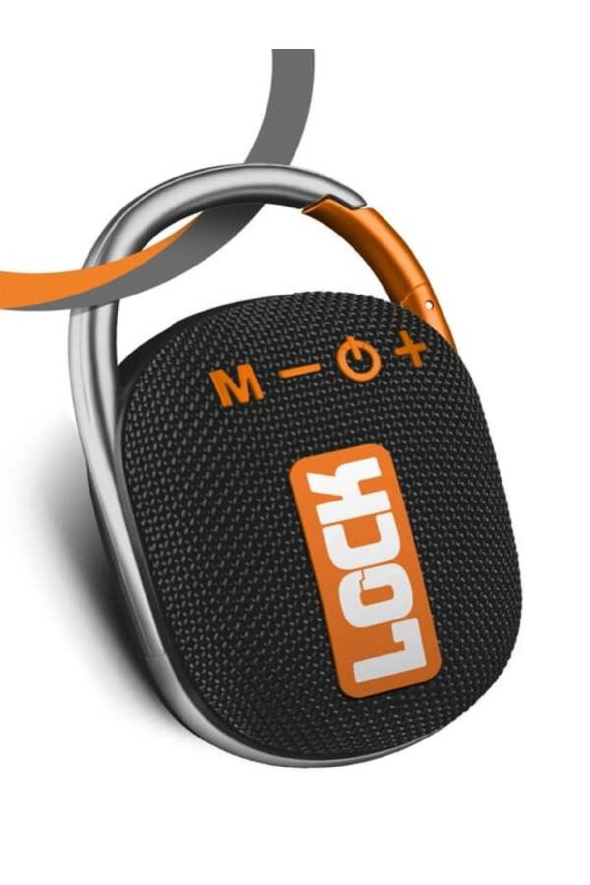 Mars Mobıle Lock Turuncu Taşınabilir Bluetooth Hoparlör Kilit Özellikli Yüksek Ses Gücü