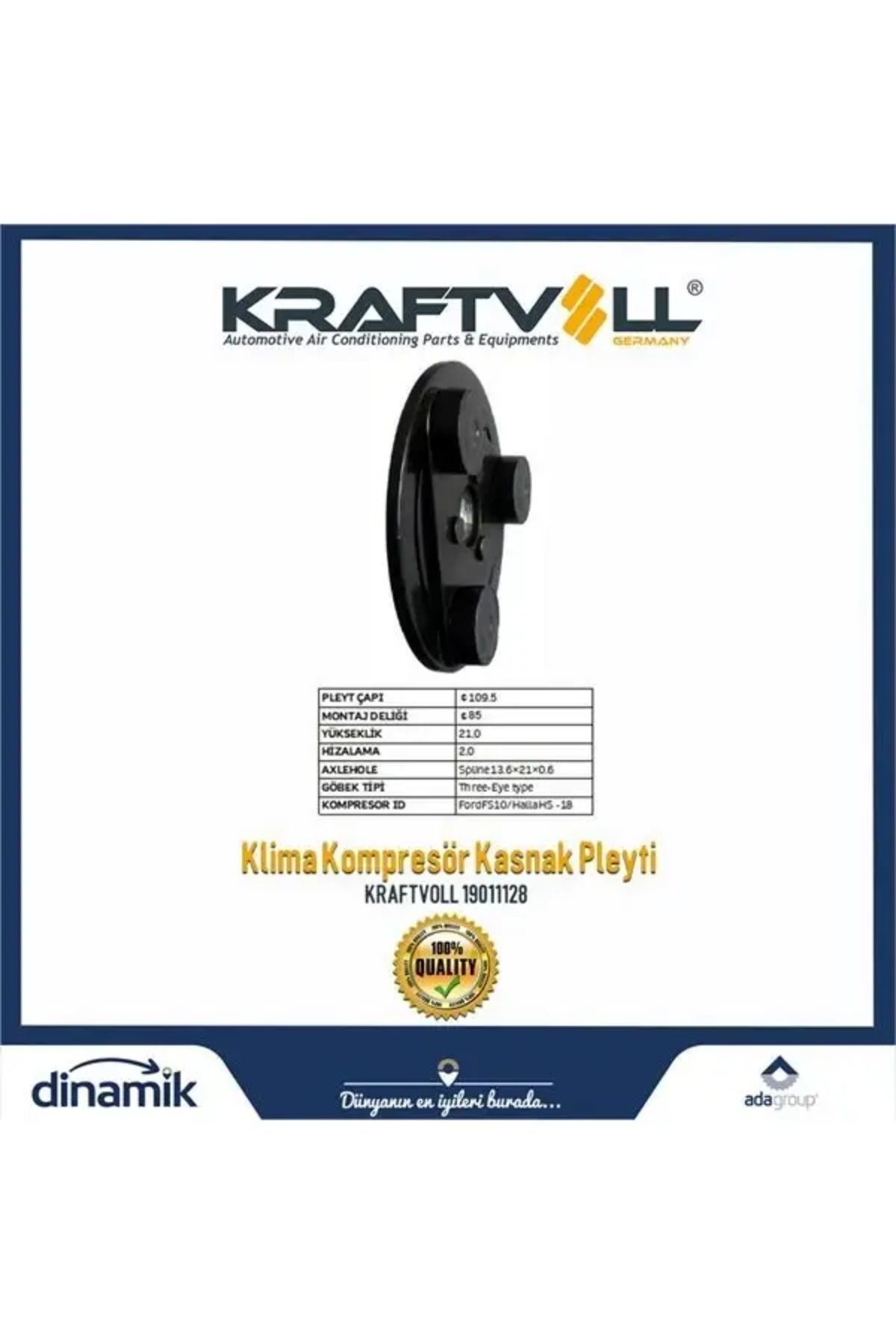 Kraftvoll KLIMA KOMPRESOR GOBEGI HYUNDAI FS10/HALL-HS -18