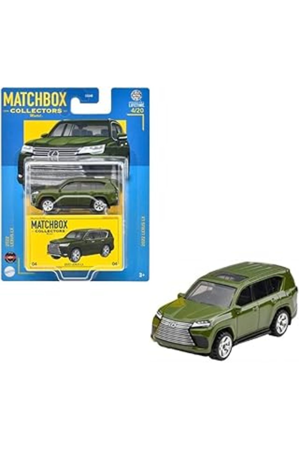Karachil Matchbox Koleksiyon Araçları Serisi Gbj48-Hvw19 04/20 2022 Lexus Lx