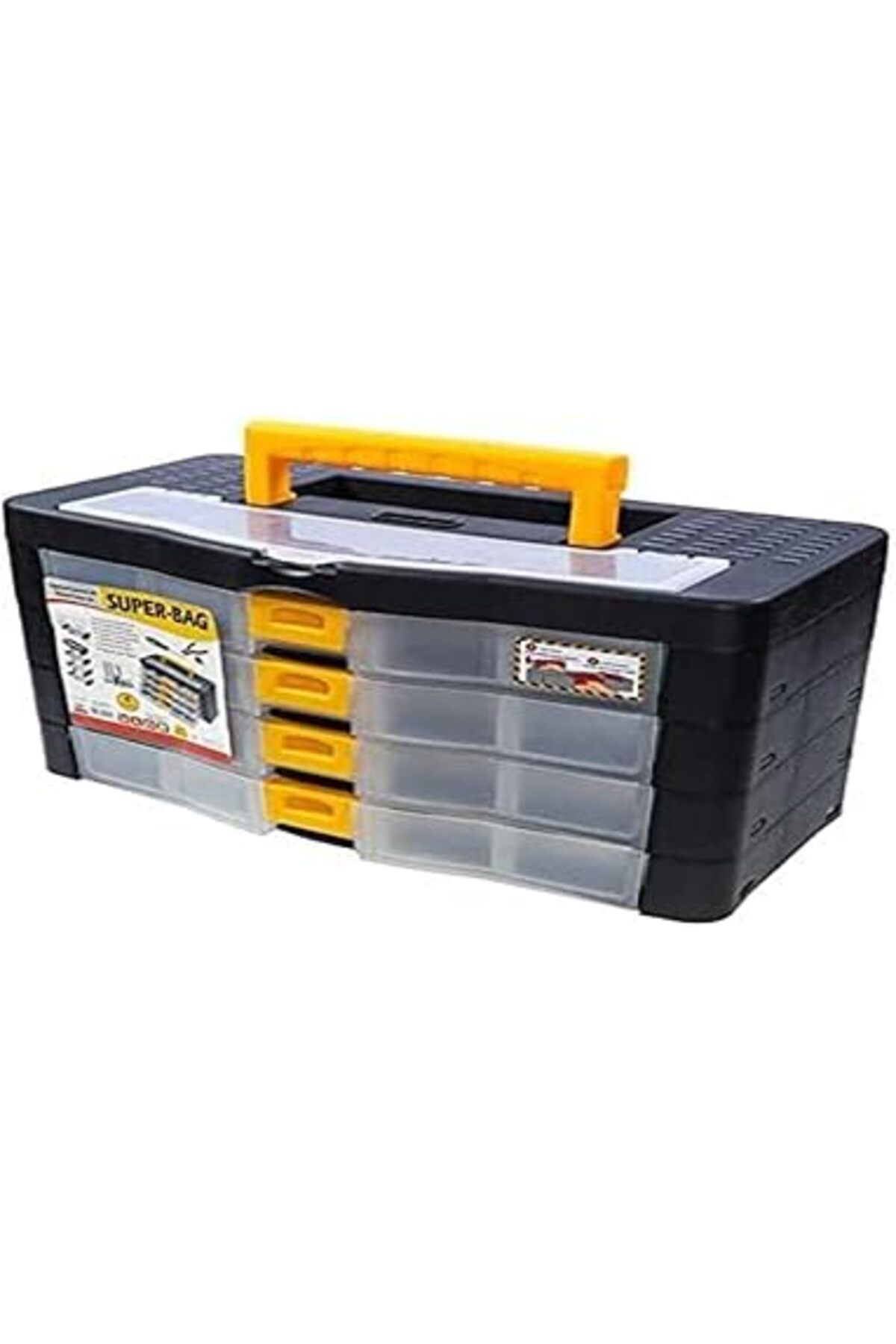 TBSProjects Super Bag 4'Lü Organizerli Çekmece Kutu - Asr-2058