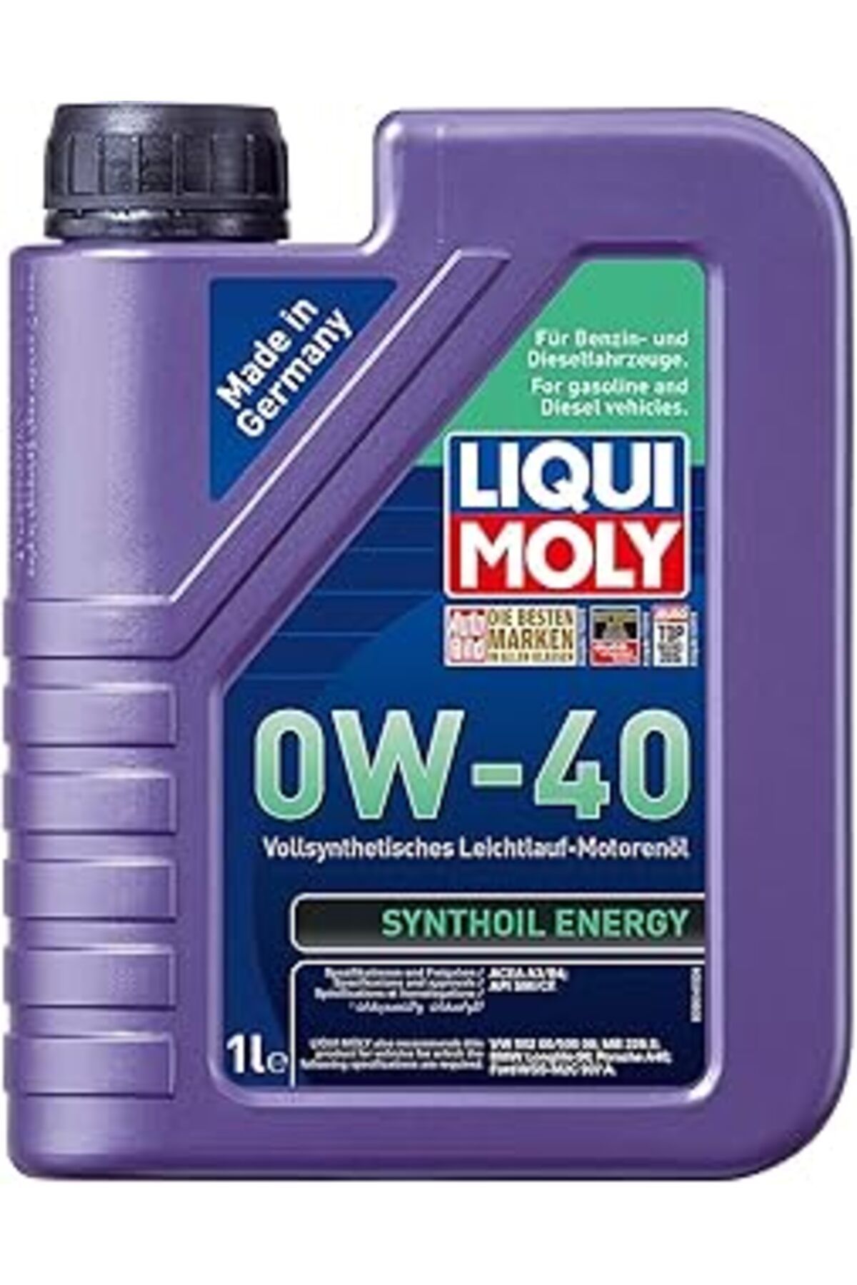 NETWORK ART Liqui Moly Sentetik Yağ Energy 0W-40 1 Litre Otomotiv Bakım Ürünü