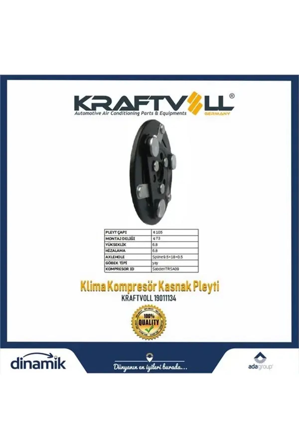 Kraftvoll KLIMA KOMPRESOR GOBEGI HONDA SANDEN TRSA09