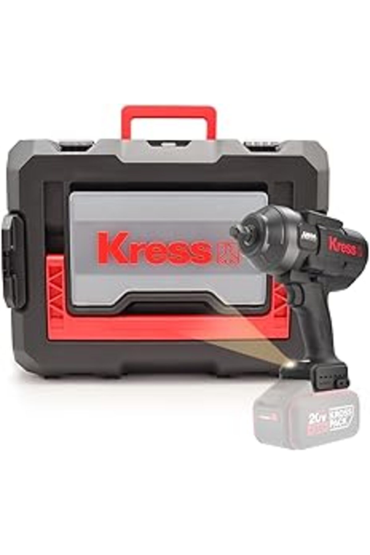 Qedii Kress Kub33.91 20Volt 1300Nm Kömürsüz Profesyonel Şarjlı Somun Sıkma (Akü Dahil Değildir)