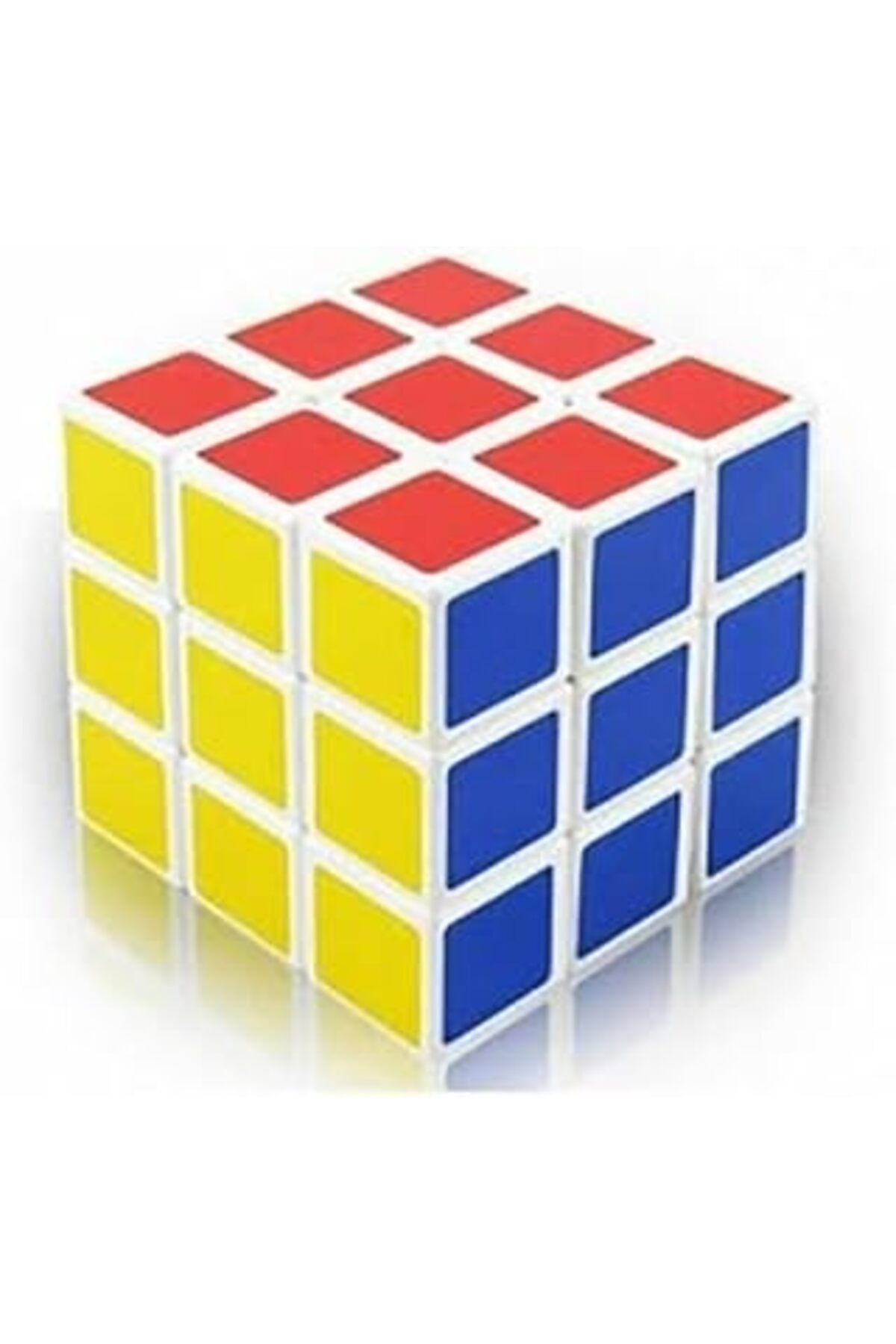 Karachil 3X3 Klasik Zeka Küpü, Renkli, Yapboz Oyunu